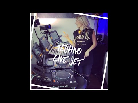 Mira Falkenstein - Techno Liveset @Twitch TV (Homestudio DJ Westend)
