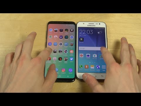 Samsung Galaxy S8 vs. Samsung Galaxy J5 - Which Is Faster?
