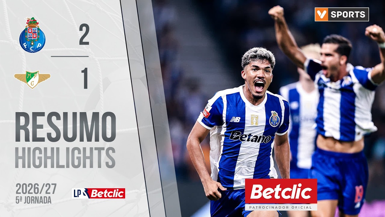 Resumo: FC Porto 2-1 Moreirense (Liga 26/27 #5)