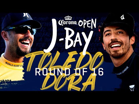 Filipe Toledo vs Yago Dora | Corona Open J-Bay - Round of 16 Heat Replay
