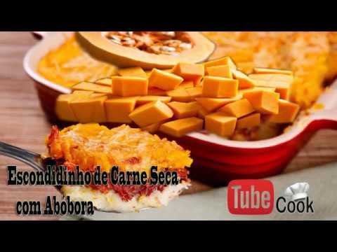 Escondidinho de carne seca com abóbora