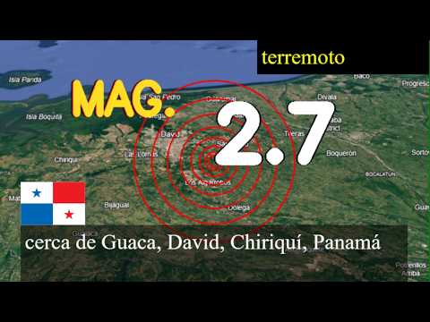 😱🚨  Terremoto cerca de Guaca, David, Chiriquí, Panamá actualizaciones en vivo hoy: Terremoto de magn