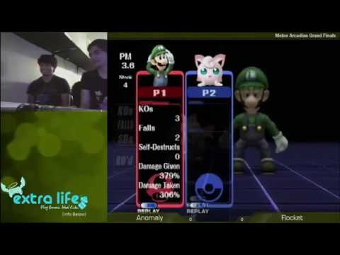 CriticalSmash PM #7 Arcadian - Anomaly (Luigi) vs Rocket (Jiggs)