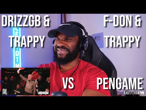 DRIZZGB & TRAPPY vs F-DON & DAN DANNAH | PenGame Rap Battle 2024 [Reaction] | LeeToTheVI