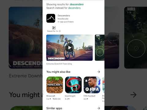 best bicycle game for Android. Decenders. #decenders #shorts