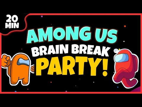 Among Us Brain Break Party | Brain Breaks | Freeze Dance | Just Dance