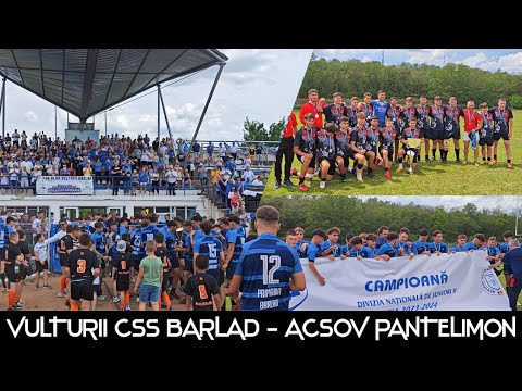 #997 #Rugby - Divizia Nationala Juniori II: Vulturii CSS Barlad - CSO Pantelimon 39-17! Campioni la