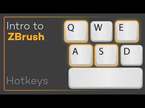 Intro to ZBrush 010 - Hotkeys! Saving, storing, and utilizing hotkeys to speed up your workflow!