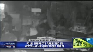Four teens arrested for Waxahachie gun store burglary