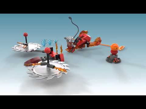 Vidéo LEGO Chima 70149 : Worriz - Challenge : Les lames de Feu