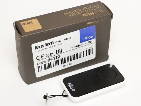 Пульт Nice INTI2 Найс Эра Инти 2 Черный - фото 1 - id-p1639692865