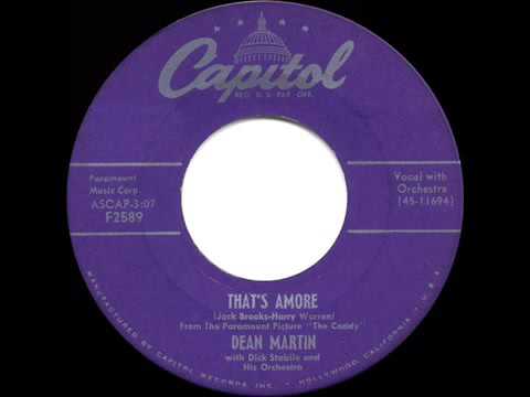 1954 HITS ARCHIVE  That's Amore   Dean Martin