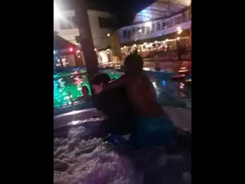 Hot Tub Fight