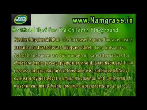 Artificial Turf For The Children Playground