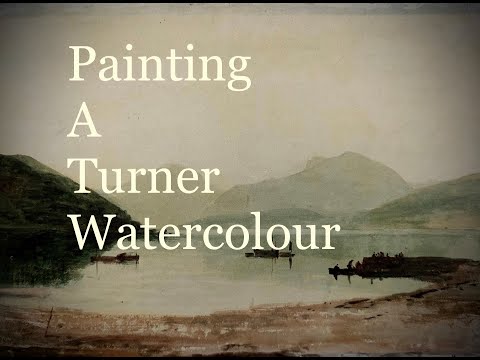 Painting a J.M.W Turner Watercolour / Master Study