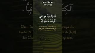 Download lagu Ayat viral Surah Maryam ayat 30-33 mp3
