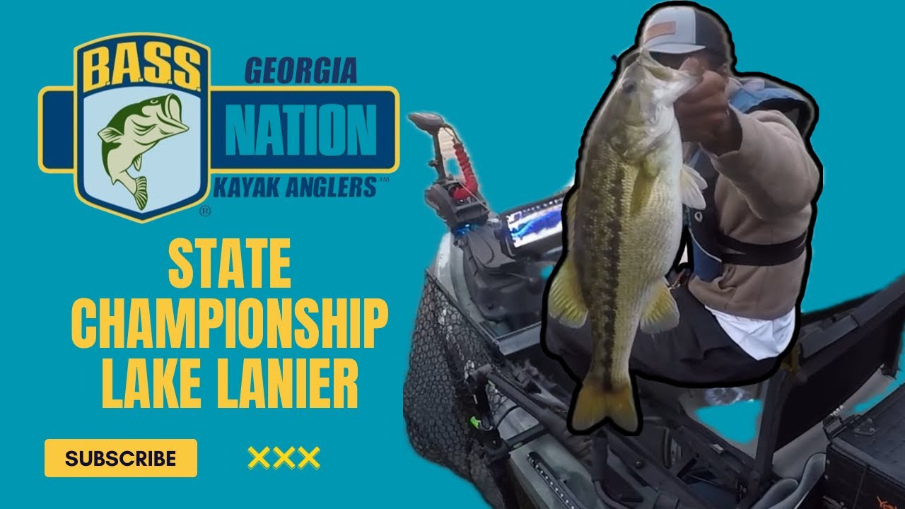 Fishing my first 2-day STATE CHAMPIONSHIP on LAKE LANIER #KayakBassFishing #GABassNation