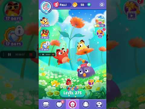 angry birds dream blast level 275 to 282.