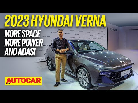 2023 Hyundai Verna - More space, more power and ADAS! | Walkaround | Autocar India