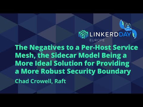 The Negatives to a Per-Host Service Mesh, the Sidecar Model Being a More Ideal Solut... Chad Crowell