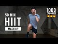 50 Min Fat Burning HIIT Workout Burn 1000 Calories Full Body At Home