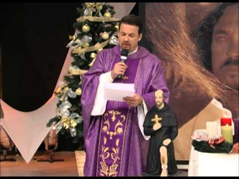 Missa da Saúde 21/12/2012 - Evangelho Lc 1, 39 - 45 e Homilia