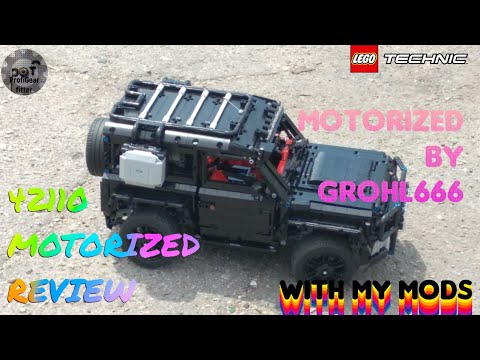 МОТОРИЗОВАННЫЙ Land Rover Defender LEGO Technic 42110 от grohl666 | Обзор