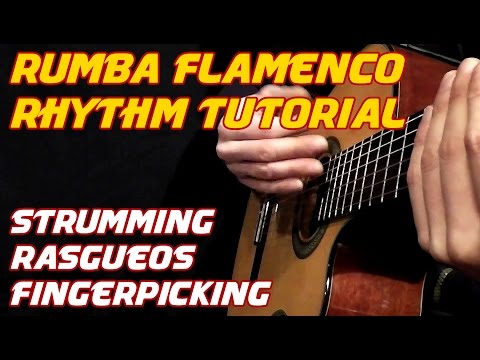 How to play Spanish Guitar. Flamenco Rumba Latin Rhythms. Lesson/Tutorial