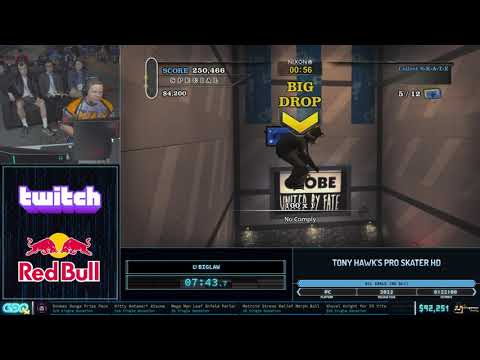 Tony Hawk's Pro Skater HD by Biglaw in 24:20 - GDQx