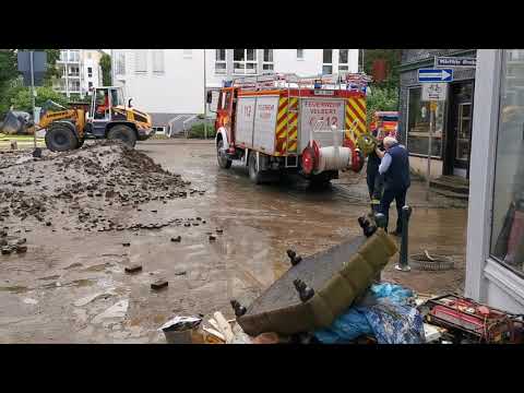 Velbert Langenberg nach dem Jahrhundertregen