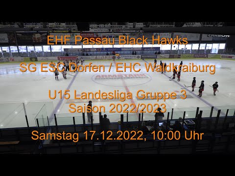 U15: EHF Passau - ESC Dorfen/EHC Waldkraiburg 17.12.2022