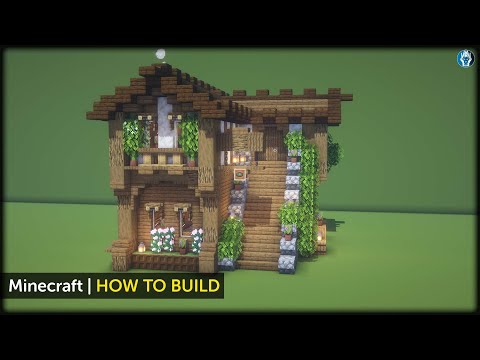 Minecraft How to Build a Medieval Musician's Guild Tutorial