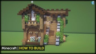 Minecraft How to Build a Medieval Musician's Guild Tutorial
