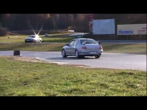 Łukasz Świerkowski Mitsubishi Lancer EVO VIII - SuperOES Puchar Jesieni Tor Kielce 11-11-2011