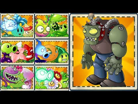 Team Premium Plants Power-Up! vs Dr. Zomboss Battles Zombot in Plants vs Zombies 2