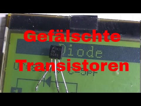 Gefälschte Transistoren BF245 2N5485 IRF510N BF199 - eflose #1029