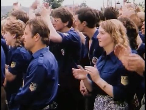 Veranstaltung "Rock für den Frieden" DDR 1983 mit Silly und Dieter Birr