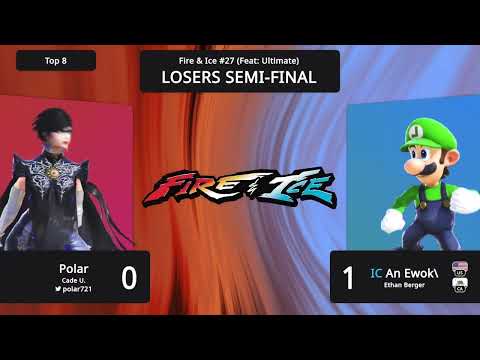 Polar (Bayonetta) vs An Ewok\ (Luigi) -  Losers Semi-Final  - Fire & Ice #27