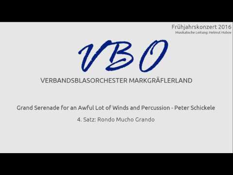 Peter Schickele: Grand Serenade for an Awful Lot of Winds and Percussion - 4. Rondo Mucho Grando