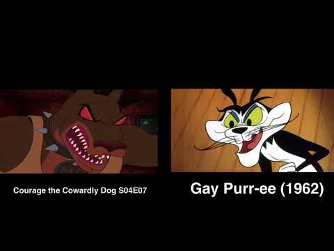 Courage the Cowardly Dog Season 4 Episode 7: The Mask Movie References