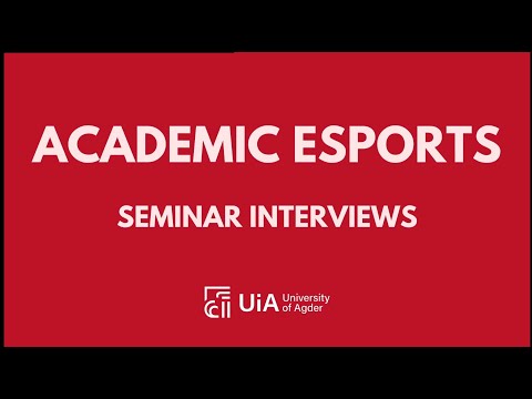Academic Esports Seminar interviews - Ewa Antczak