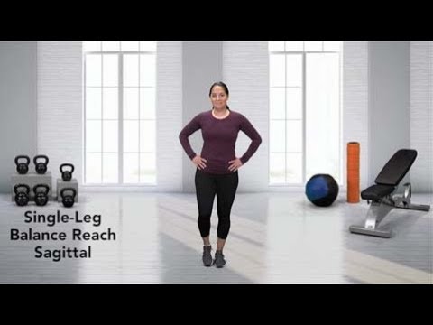 How to do a Single-Leg Reach Sagittal