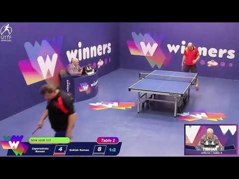 Winners League 04.11.21 Zaporozhets Roman - Boklah Roman 15-30