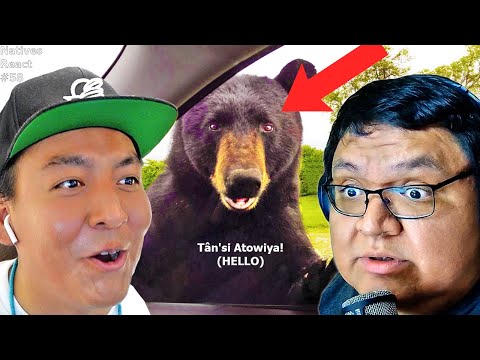 Man speaks Indigenous language and Bear responds!