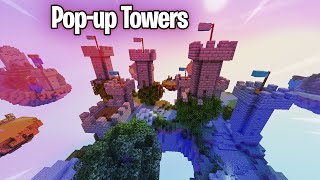 FILLING THE WHOLE ENTIRE BED WARS MAP WITH COMPACT POP-UP TOWERS (INSANE)