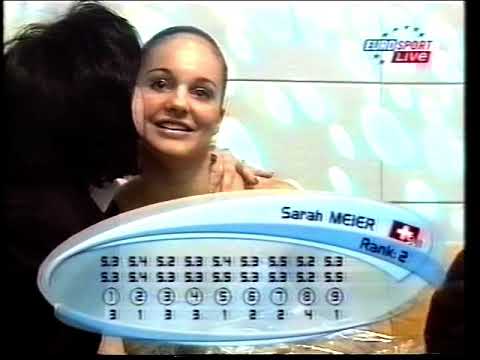 Sarah Meier (SUI) – Kurzprogramm der Eiskunstlauf-Europameisterschaften 2001