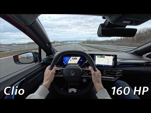 Renault Clio 2026 POV Test drive (E-Tech 160 HP) Consumption
