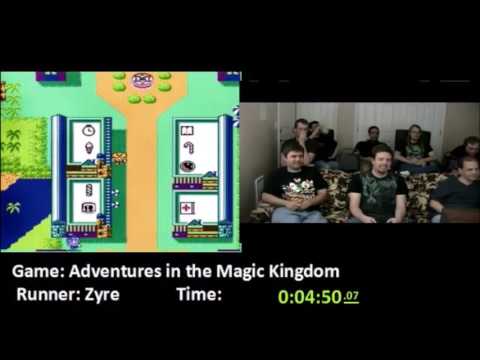 Adventures in the Magic Kingdom (Any%) by Zyre in 10:38 - SGDQ 2011