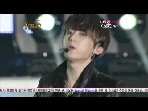 120119 KBS 21st Seoul Music Awards Beast-On Rainy Days+Fiction