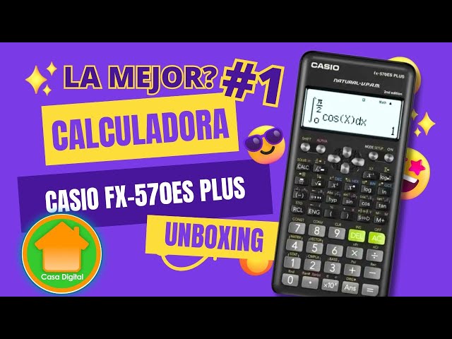 Vídeo relacionado con Casio FX-570ES Plus-2 - Calculadora Científica, 417 Funciones, 11 x 77 x 162 mm Negro